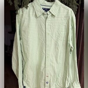 Daniel Cremieux Mint Checkered Men's Button-Down Shirt